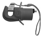 Composite pole end fitting