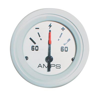 Amperemetre 12V Blanco