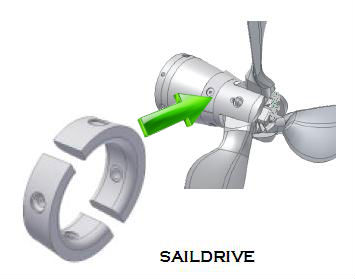 Gori Propeller  18-20 SAIL DRIVE VERSION