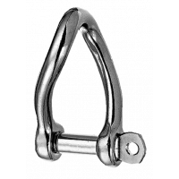 GRILLETE FORJADO INOX REVIRADO