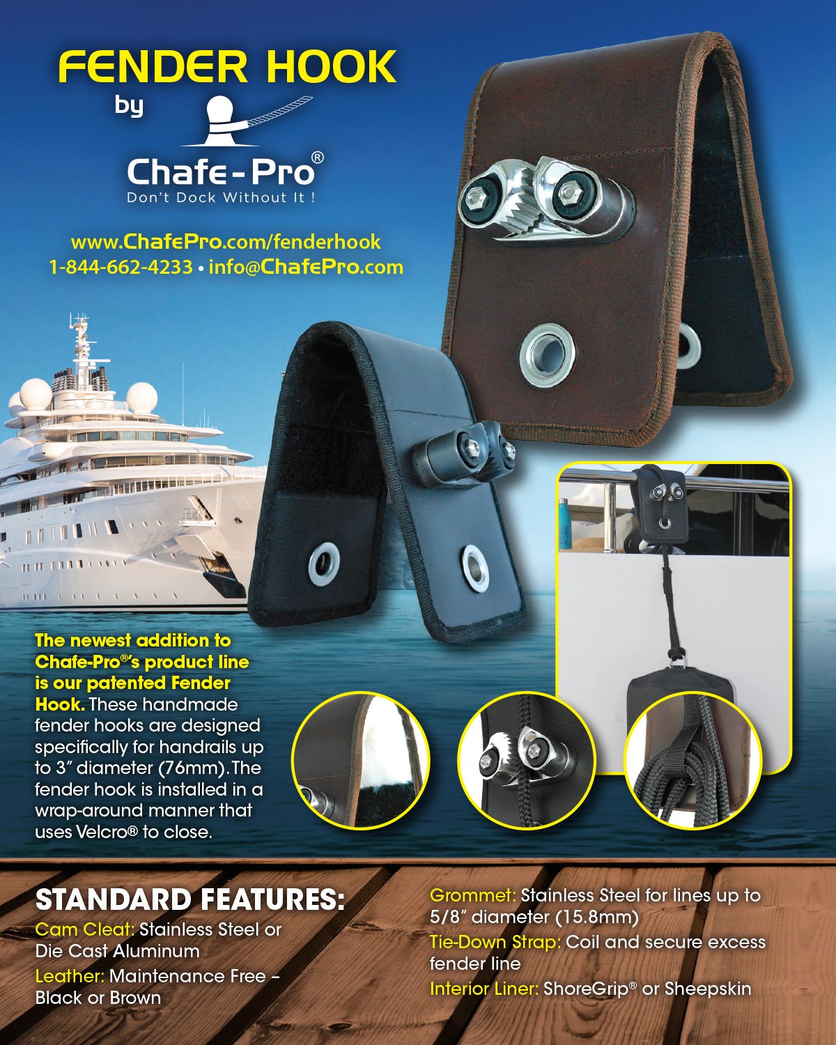 CHAFE-PRO FENDER HOOK