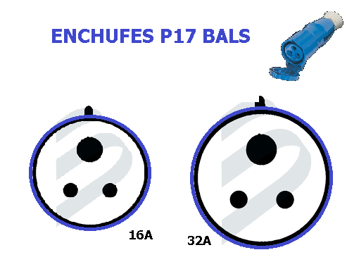 ENCHUFES CUBIERTA P17