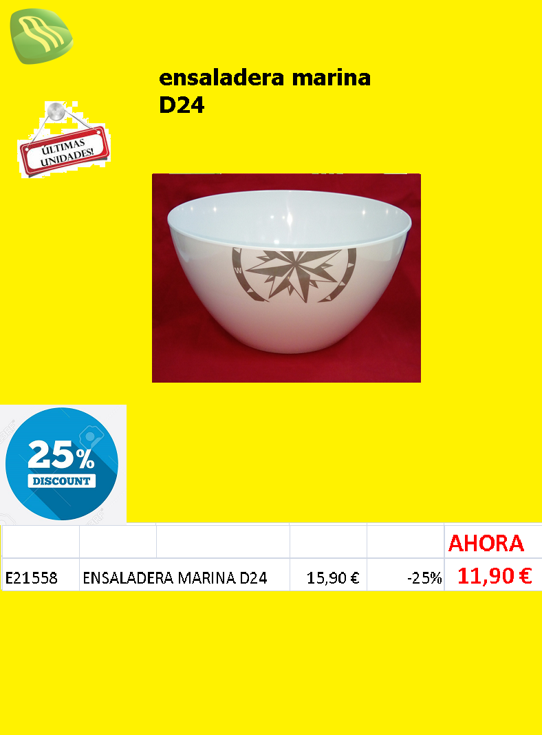 M-ENSALADERA MARINA D24
