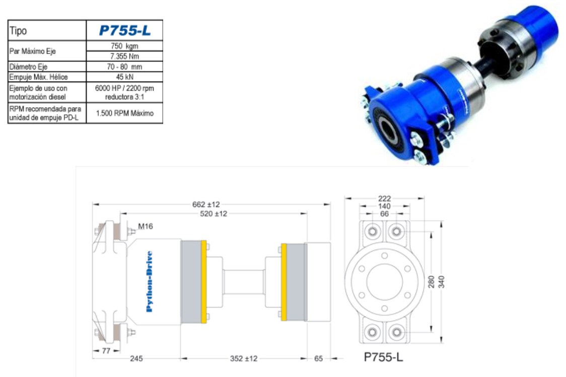 P755L Python Drive